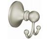 Moen DN8203BN Wembley Brushed Nickel Double Robe Hook