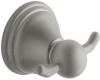 Moen DN8403MPW Preston Matte Pewter Double Robe Hook