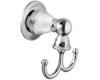 Creative Specialties by Moen Parkview DN8603WCH Chrome/White Double Robe Hook
