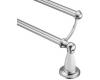 Moen DN8622WCH Parkview Chrome/White 24" Double Towel Bar