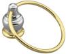 Moen Y4786CP Monticello Chrome / Polished Brass Towel Ring