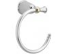 Creative Specialties by Moen Castleby YB2586CP Chrome / Polished Brass Towel Ring