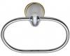 Creative Specialties by Moen Villeta YB3686CP Chrome / Polished Brass Towel Ring