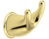 Moen YB8003PB Mason Polished Brass Double Robe Hook