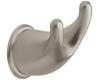 Moen YB8003SN Mason Satin Nickel Double Robe Hook