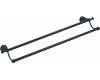 Danze D443611BS Opulence Satin Black 24" Double Towel Bar