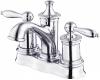 Danze D301010 Prince Polished Chrome Two Handle Centerset Faucet with touchdown drain