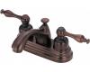 Danze D301055RB Sheridan Oil Rub Bronze Two Lever Handle Centerset Faucet