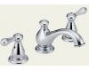 Delta 3578-LHP+H278 Leland Chrome 6-16" Widespread Bath Faucet with Lever Handle