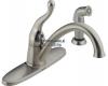 Delta Talbott 418-SSWF Stainless Kitchen Faucet