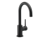 Delta 1959LF-BL Trinsic Matte Black Single Handle Bar / Prep Faucet