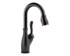 Delta 9678T-RB-DST Leland Venetian Bronze Single Handle Pull-Down Bar / Prep Faucet with Touch2O Technology