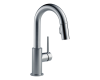 Delta 9959-AR-DST Trinsic Arctic Stainless Single Handle Pull-Down Bar/Prep Faucet