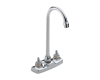 Delta 2172LF-LHP Classic Chrome Two Handle Blade Bar/Prep Faucet