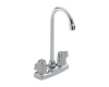 Delta 2179LF Classic Chrome Two Handle Blade Bar/Prep Faucet