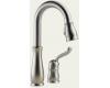 Delta 9978-SS-DST Leland Brilliance Stainless Single Handle Bar/Prep Faucet