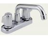 Delta 2123 Classic Chrome Two Handle Laundry Faucet