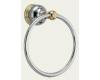Delta Traditional 74046-CB Chrome & Brilliance Polished Brass Towel Ring