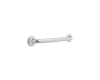Delta 41218-ST Bright Stainless Steel 1-1/4" X 18" Grab Bar with Decorative Flange, Concealed Mounting