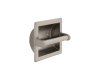 Delta 45072-SN Satin Nickel Brass Recessed Paper Holder with Brass Roller