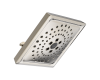 Delta 52684-PN Polished Nickel 3 Setting H2Okinetic Square Raincan Shower Head