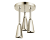 Delta 57140-PN Polished Nickel H2Okinetic Pendant Raincan Shower Head