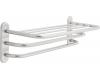 Delta 43524 CommercialMisc Chrome 24" Brass Towel Shelf with Two Bars
