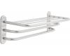 Delta 43524 CommercialMisc Chrome 24" Brass Towel Shelf with Two Bars