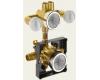 Delta R18222-XOWS Pre-Plumbed Rough-In Valve With Extra Outlet (6-Function) with Stops