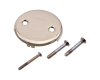 Delta RP43153PN Polished Nickel Toe-Operated Plate with Screws