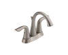 Delta 2538-SSMPU-DST Lahara Stainless Two Handle Centerset Lavatory Faucet