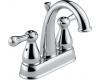 Delta 2575 Leland Chrome Two Handle Centerset Lavatory Faucet