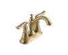 Delta 2594-CZMPU-DST Linden Champagne Bronze Two Handle Centerset Lavatory Faucet