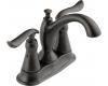 Delta 2594LF-RBTP Linden Venetian Bronze Two Handle Centerset Lavatory Faucet