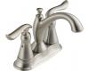 Delta 2594LF-SSTP Linden Stainless Two Handle Centerset Lavatory Faucet