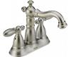 Delta 25955LF-SS Victorian Brilliance Stainless Two Handle Centerset Lavatory Faucet