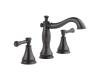 Delta 3597LF-RBMPU Cassidy Venetian Bronze Two Handle Wide Spread Lavatory with Metal Pop-Up
