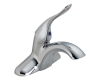 Delta 511LF-HDF Chrome Single Handle Centerset Lavatory Faucet Less Pop-Up
