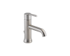Delta 559LF-SSMPU Trinsic Stainless Single Handle Lavatory Faucet with 4" Plate/Metal Pop-Up