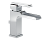 Delta 568LF-MPU Ara Chrome Single Handle Lavatory Faucet with Channel Spout - Metal Pop-Up