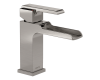 Delta 568LF-SSLPU Ara Stainless Single Handle Channel Lavatory Faucet - Less Pop Up