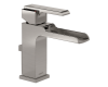 Delta 568LF-SSMPU Ara Stainless Single Handle Lavatory Faucet with Channel Spout - Metal Pop-Up