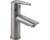 Delta 585LF-SSLPU Grail Brilliance Stainless Single Handle Centerset Lavatory Faucet - Less Pop-Up