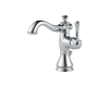 Delta 597LF-MPU Cassidy Chrome Single Handle Lavatory Faucet with 4" Plate/Metal Pop-Up