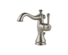Delta 597LF-SSMPU Cassidy Stainless Single Handle Lavatory Faucet with 4" Plate/Metal Pop-Up