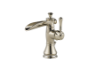Delta 598LF-PNMPU Cassidy Brilliance Polished Nickel Single Handle Lavatory Faucet with Channel Spout
