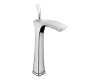 Delta 752TLF Tesla Chrome Single Handle Vessel Lavatory Faucet with Touch2O.Xt Technology