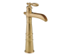 Delta 754LF-CZ Victorian Champagne Bronze Single Handle Centerset Lavatory Faucet with Riser - Less Pop-Up