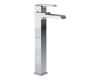 Delta 768LF Ara Chrome Single Handle Vessel Lavatory Faucet with Channel Spout