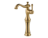 Delta 797LF-CZ Cassidy Champagne Bronze Single Handle Lavatory Faucet with Riser